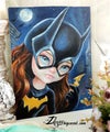 'Bat Girl' : Acrylics painting 7.28x9.45"