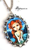 'Lily' : Cameo necklace