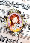 'Koala' : Resin-cured Brooch