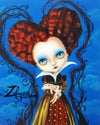 'Red Heart Queen' : FINE ART print