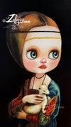 'Lady with the Ermin' : FINE ART print
