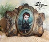 'Wednesday Addams' (Blythe) : decorative plaque 8.66x7.08" (Limited edition)