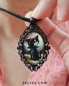 'Winged' : Cameo necklace