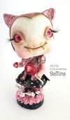 Little Pepos - 'Battina' : Mixed media sculpture 7"