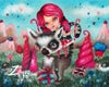 'Holly and the Lemure' : FINE ART print