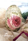'Botanica' : Big Ceramic Easter egg 7.08x4.72"