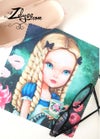'Alice's Tea Cup' : Eyeglasses Cleaning Cloth 8x8"