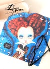 'Red Heart Queen' : Eyeglasses Cleaning Cloth 8x8"