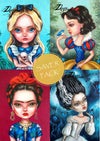 'Minis Saver Pack' : FINE ART Prints - Set of 4