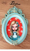 'Little Alice' : Oils painting 4x5.10"