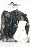 'Frankie & Bride' : Mixed media Sculpture 11.8x11.02x5.5"