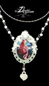 'Little Mermaid' : Cameo necklace
