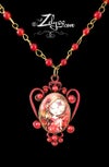 'Sleeping Beauty Blythe' : Cameo necklace
