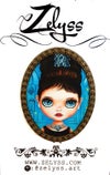 'Audrey' : Miniature Fine art print inside metal frame