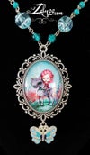 'Xmas Candyland' : Cameo necklace