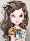 Vintage Babies - 'Kitty' : FINE ART print